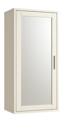 Compact wardrobe featuring a full-length mirror on the door, ideal for small spaces.