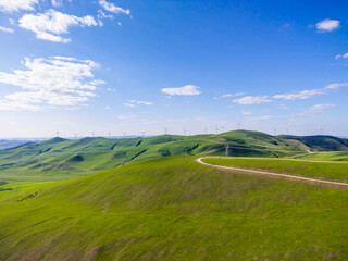 The landscape of the 100-mile road in Hebei Province	