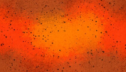 Abstract orange and brown spray paint texture background