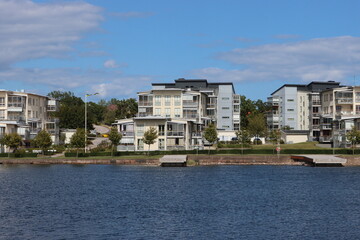 Sweden. The embankment in the town of Västervik on the Baltic Sea in Sweden. Kalmar County. © Andrii