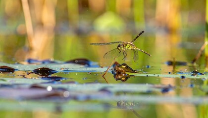 Certainly! Here's a **natural-style image prompt** for a **dragonfly** in its original, undisturbed environment:

---

**Prompt (Natural Style Image Description):**

*A delicate dragonfly hovers above