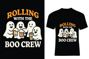 Halloween Tee Design with Witches and the Phrase Drink Up Witches Perfect for Spooky Season Festivities