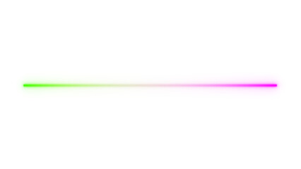 Illustration of neon electric style gradient color line Isolated on transparent background