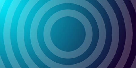 Abstract blue background with a hypnotic concentric circle pattern and light curve lines