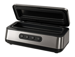 Obraz premium Durable vacuum sealer with stainless steel design, ideal for small catering in homes.