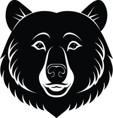 This vector illustration features the head of a wild lion or wolf, perfect for a tattoo or mascot design