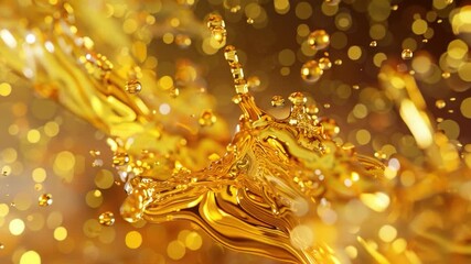 Video clip A close-up shot of liquid pouring out of a bottle, suitable for use in advertisements or product demonstrations