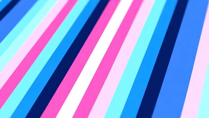 Vibrant Diagonal Stripes in Blue and Pink Hues.