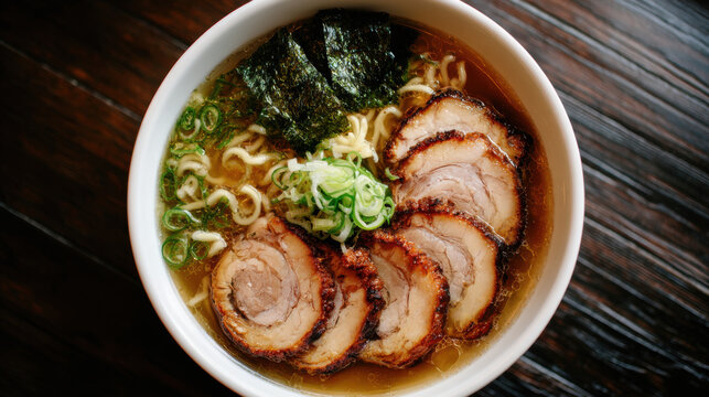 Indulgent ramen with thick-cut chashu pork