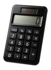 Obraz premium A solar-powered pocket calculator, perfect for quick calculations at home.