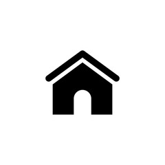 Simple Home Icon A Clean and Minimalist Design for Navigation and User Interface Elements
