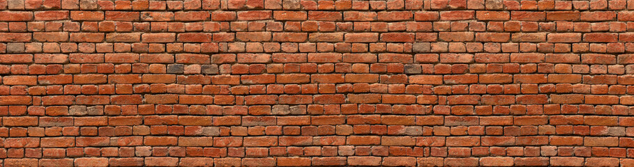 Obraz premium Old red brick wall texture background pattern