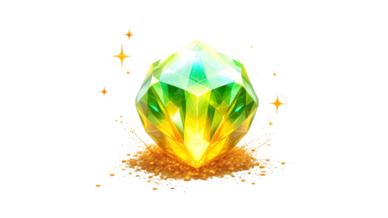 easter egg in water isolated on transparent background