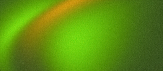 Abstract green and orange gradient background.