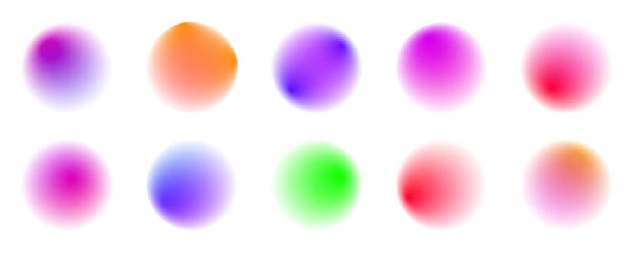 Iridescent chrome drops form irregular freeform organic shapes with soft neon glow. Gradient color mesh backgrounds blend abstract colors smoothly. Perfect transparent PNG for futuristic design.