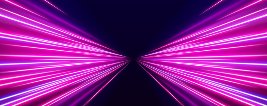 Circular energy loops rotate smoothly, glowing with blue and purple gradients. Their layered transparency adds depth and volume. Perfect PNG for science and tech presentations.