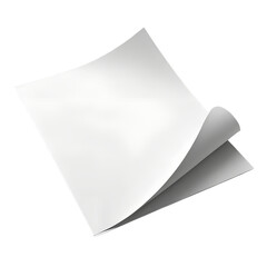 white envelope isolated on white background