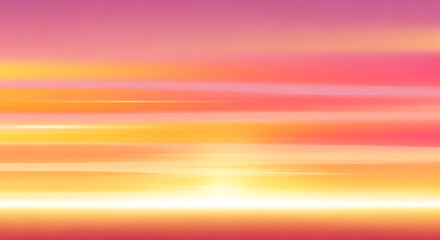 Abstract sunset background with blurred motion effect and warm color palette