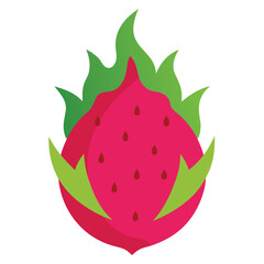 strawberry on white background