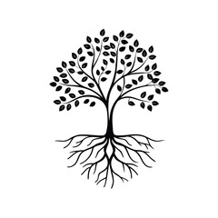 Obraz premium tree with roots