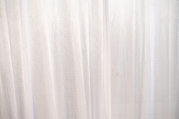 Obraz premium Soft White Fabric Background Texture with Gentle Folds