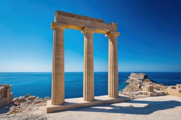Fototapeta premium ruins of ancient greek temple