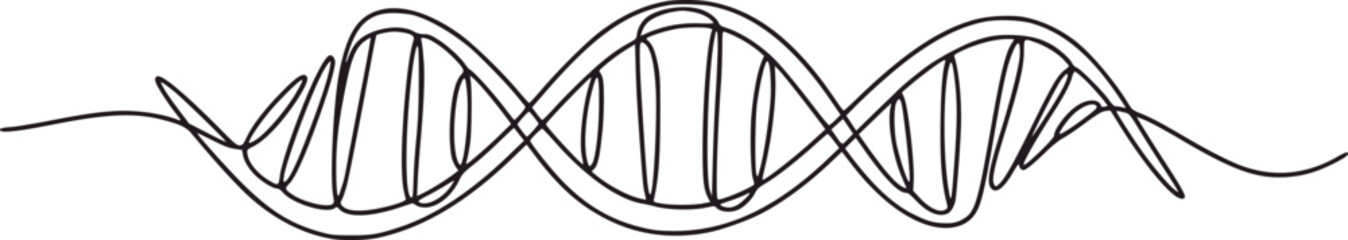 Double helix abstract scientific illustration science biology