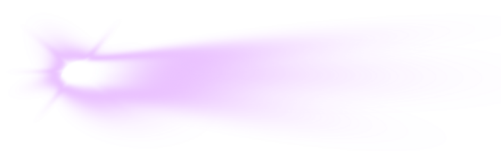 Bright blue light burst with rays and glow effect on transparent background