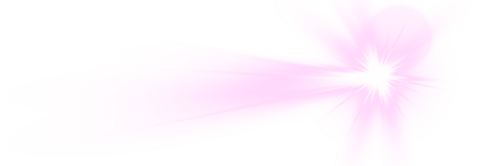 Bright blue light burst with rays and glow effect on transparent background