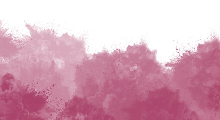 A beautiful red watercolor background isolated on transparent background, perfect for adding a touch of elegance and sophistication to any design project