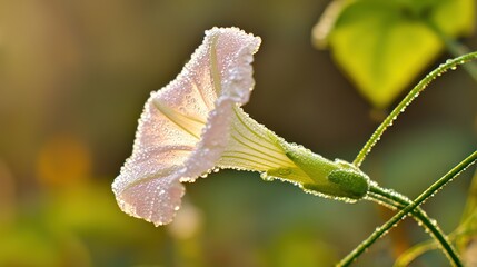 Dewy Morning Glory Flower
