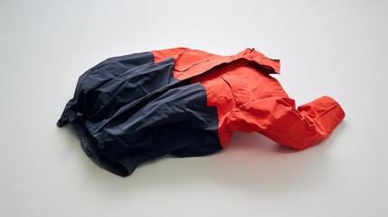 RedBlackJacketFolded