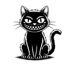 Adorable Black White Cartoon domestik animals mascotes dog cat cow bulldog korgi dino  Vector Art
