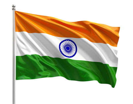 flag of india with alpha channel