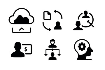 Business Management Icons Set