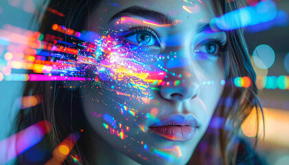 Prismatic Digital Identity Immersive AI-Driven Visual Narrative Exploring Multiverse of Personal Branding through Vibrant Mixed-Reality Aesthetics
