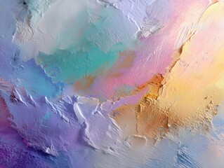 Impasto Abstract Pastel Texture