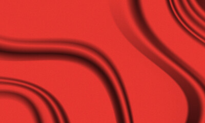 Elegant red satin fabric drapes with shadow and texture for a sophisticated background