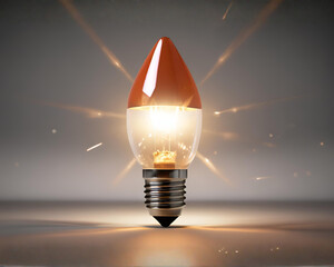Startup Idea Launch: 4-Rocket Blasting Off from Illuminated Lightbulbtransparent-3 - 1