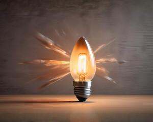 Startup Idea Launch: 2-Rocket Blasting Off from Illuminated Lightbulbtransparent-3 - 1