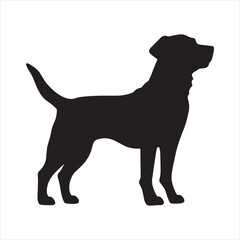  Labrador Retriever silhouette