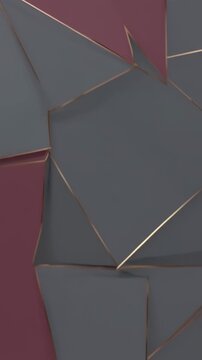 Abstrakter geometrischer Hintergrund mit Vierecken &ndash; modernes animiertes Design