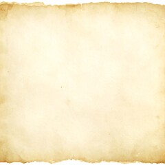 Obraz premium Aged Paper with Textured Edges and Faded Color