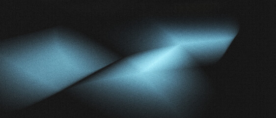 Blue abstract light grainy gradient background, modern glowing futuristic digital texture, minimalist banner poster and header cover backdrop design © Nafe