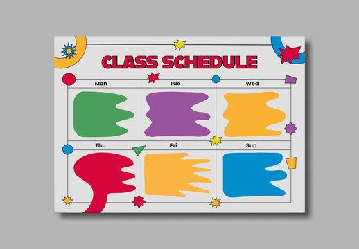 Student Study Planner Template