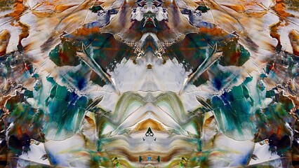 Obraz premium Abstract art background . Hand painting artwork on canvas .