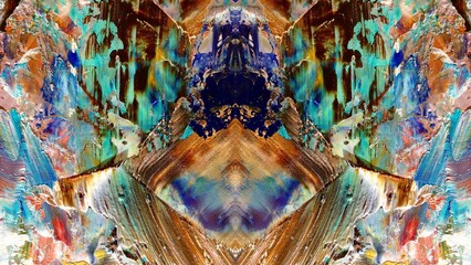 Abstract art background . Hand painting artwork on canvas .