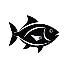 Stylized Fish Theme Graphic Vector Illustration