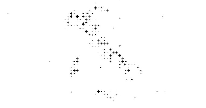 Generative Italia Illuminated by Networked Light