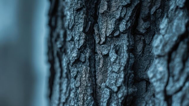 Close-up of textured tree bark with deep ridges and patterns.